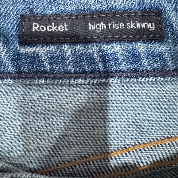 Citizens of Humanity Rocket High Rise Skinny Raw Hem Jeans Light Wash Size 23 - Picture 4 of 10